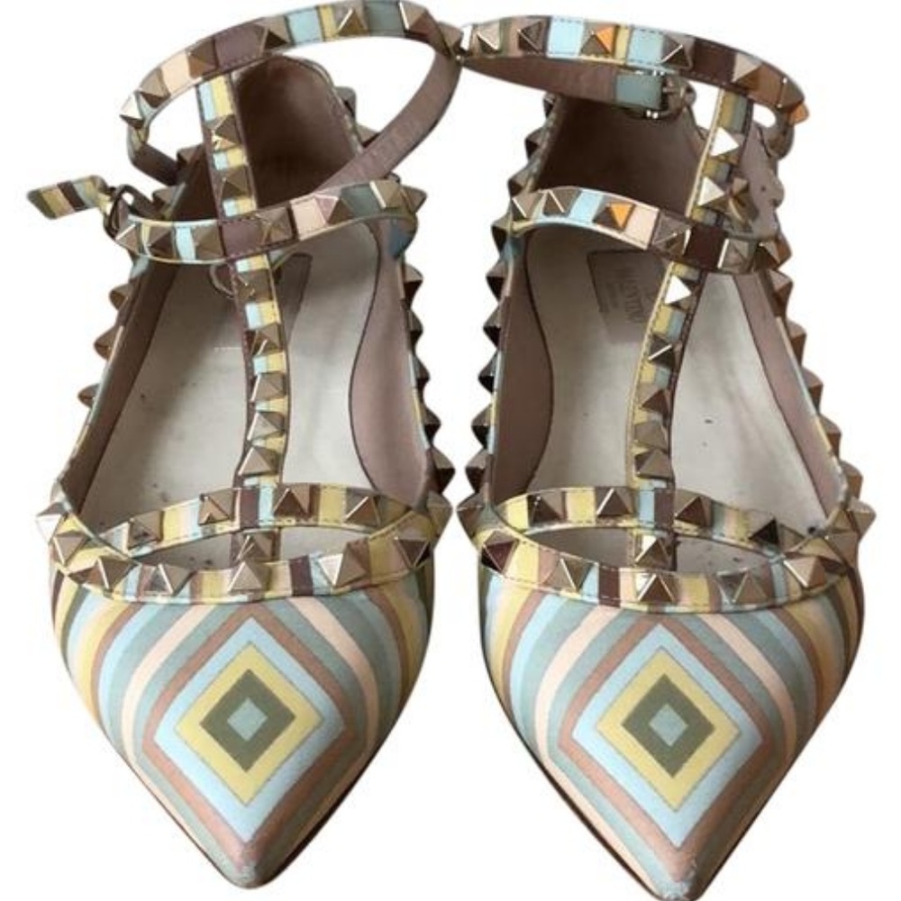 Valentino Rockstud Ballet Flats